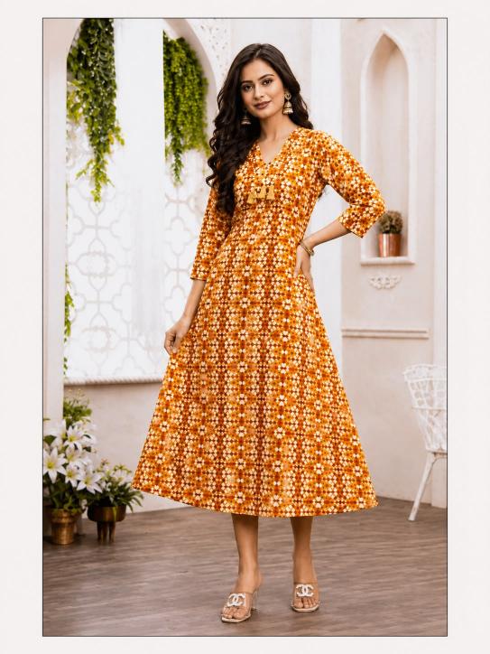Hiaara scarlet vol-1 flair style kurtis wholesale